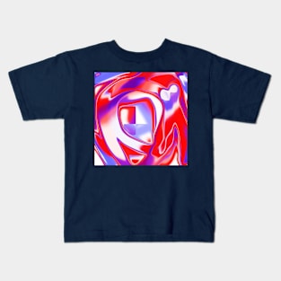 Red, white and purple Kids T-Shirt